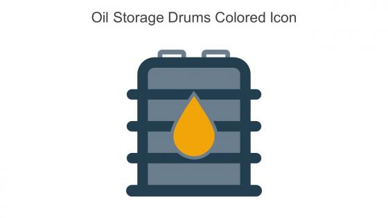 Oil Storage Drums Colored Icon In Powerpoint Pptx Png And Editable Eps Format