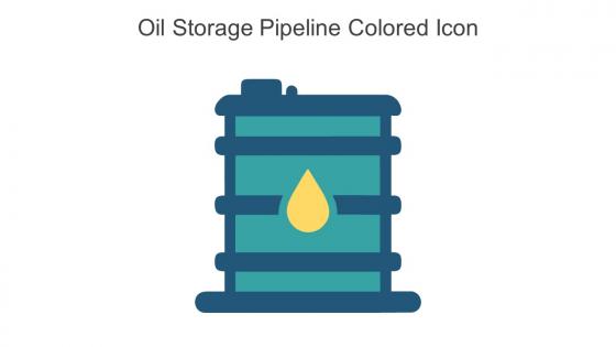 Oil Storage Pipeline Colored Icon In Powerpoint Pptx Png And Editable Eps Format