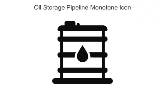 Oil Storage Pipeline Monotone Icon In Powerpoint Pptx Png And Editable Eps Format