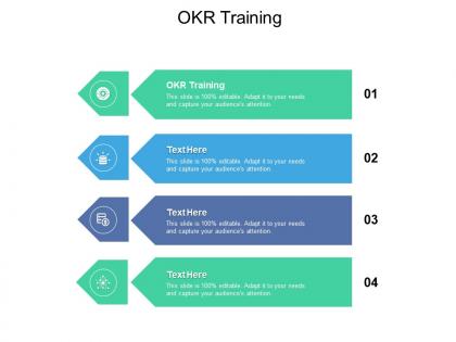 Okr training ppt powerpoint presentation professional outline cpb