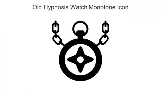 Old Hypnosis Watch Monotone Icon In Powerpoint Pptx Png And Editable Eps Format