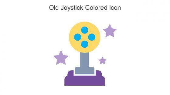 Old Joystick Colored Icon In Powerpoint Pptx Png And Editable Eps Format