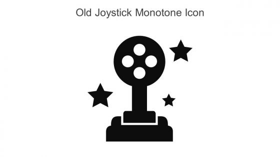Old Joystick Monotone Icon In Powerpoint Pptx Png And Editable Eps Format