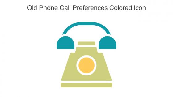 Old Phone Call Preferences Colored Icon In Powerpoint Pptx Png And Editable Eps Format