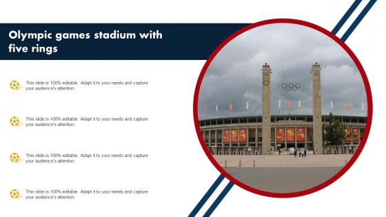 Olympic Games Stadium With Five Rings