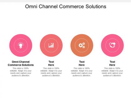 Omni channel commerce solutions ppt powerpoint presentation styles designs download cpb