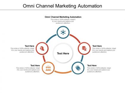 Omni channel marketing automation ppt powerpoint presentation infographics background designs cpb