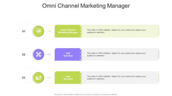 Omni Channel Marketing Manager In Powerpoint And Google Slides Cpb
