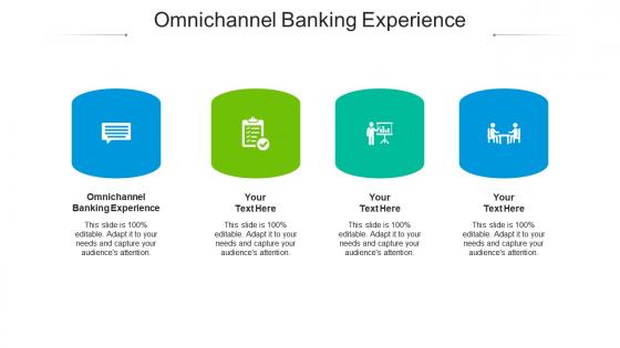 Omnichannel banking experience ppt powerpoint presentation pictures smartart cpb
