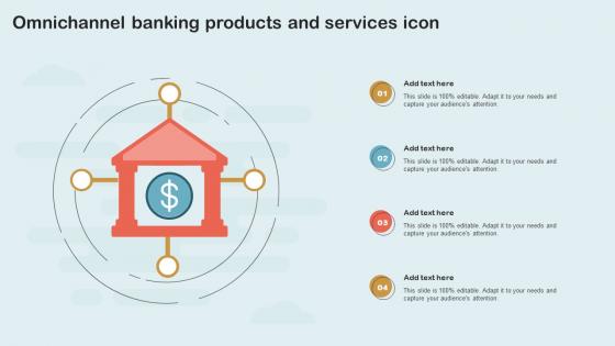 Omnichannel Banking Products And Services Icon