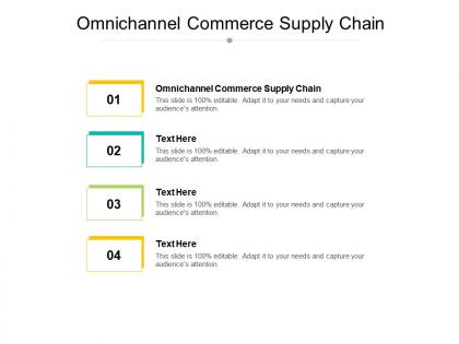 Omnichannel commerce supply chain ppt powerpoint presentation file influencers cpb