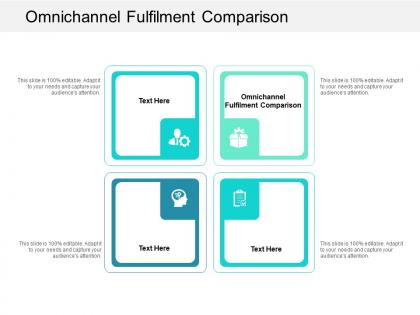 Omnichannel fulfilment comparison ppt powerpoint presentation infographic template cpb
