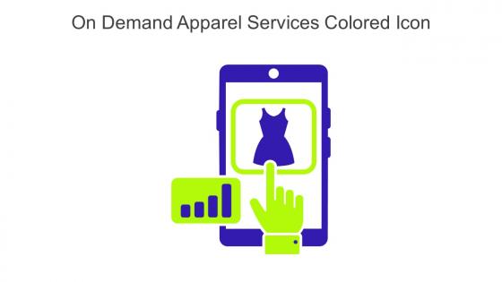 On Demand Apparel Services Colored Icon In Powerpoint Pptx Png And Editable Eps Format