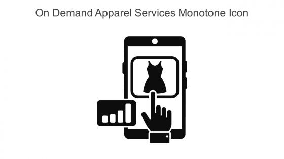 On Demand Apparel Services Monotone Icon In Powerpoint Pptx Png And Editable Eps Format