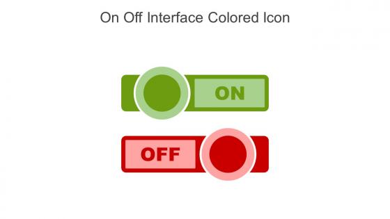 On Off Interface Colored Icon In Powerpoint Pptx Png And Editable Eps Format