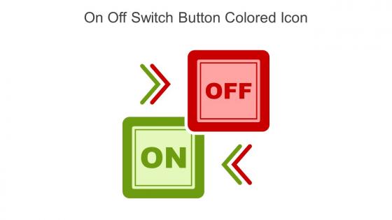On Off Switch Button Colored Icon In Powerpoint Pptx Png And Editable Eps Format