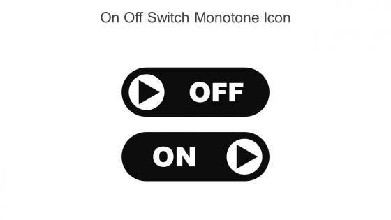 On Off Switch Monotone Icon In Powerpoint Pptx Png And Editable Eps Format
