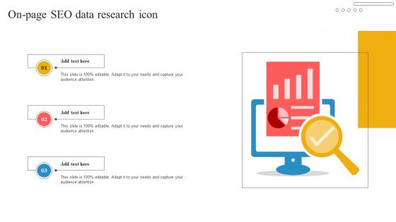 On Page SEO Data Research Icon