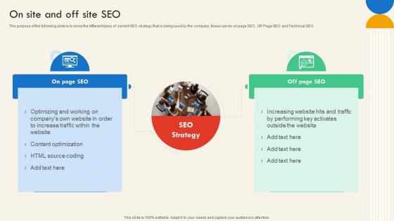On Site And Off Site SEO And Social Media Marketing Strategy For Successful