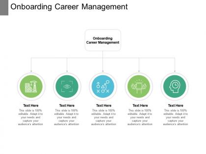 Onboarding career management ppt powerpoint presentation infographics example file cpb