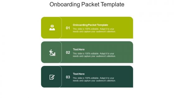 Onboarding packet template ppt powerpoint presentation professional samples cpb