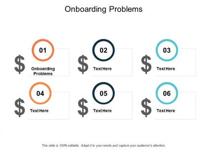 Onboarding problems ppt powerpoint presentation slides format cpb