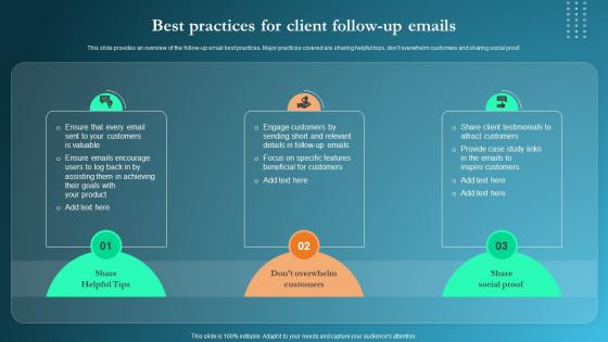 Onboarding Process Best Practices For Client Follow Up Emails