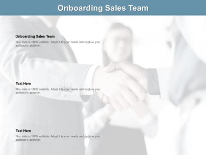 Onboarding sales team ppt powerpoint presentation inspiration graphics tutorials cpb
