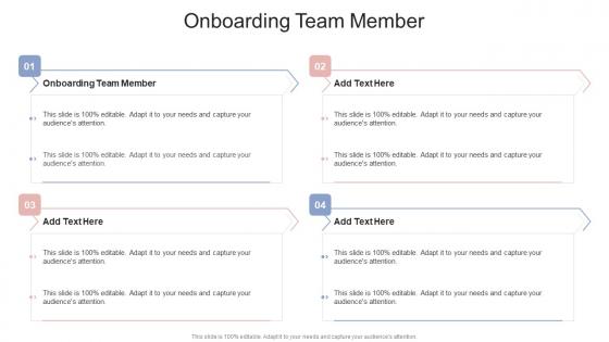 Onboarding Team Member In Powerpoint And Google Slides Cpb