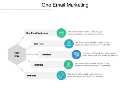 One email marketing ppt powerpoint presentation summary graphics cpb