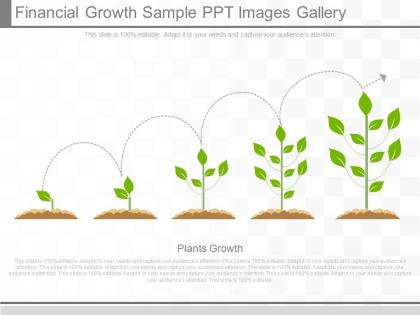 One financial growth sample ppt images gallery