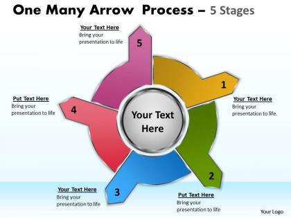 One many arrow process 5 stages 30