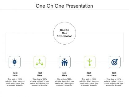 One on one presentation ppt powerpoint presentation professional good cpb