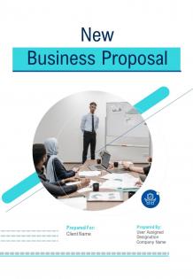 One pager new business proposal template