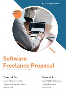 One pager software freelance proposal template