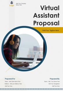 One pager virtual assistant proposal template