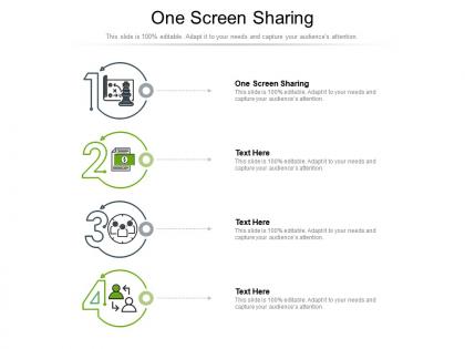 One screen sharing ppt powerpoint presentation pictures graphic tips cpb