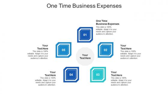 One time business expenses ppt powerpoint presentation outline show cpb