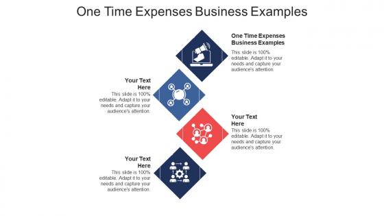 One time expenses business examples ppt powerpoint presentation portfolio designs cpb