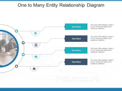 One to many entity relationship diagram infographic template