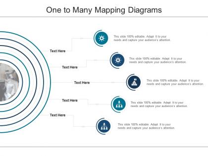 One to many mapping diagrams infographic template