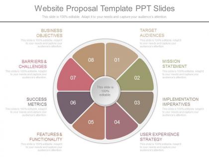 One website proposal template ppt slides