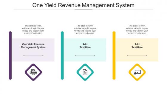 One Yield Revenue Management System In Powerpoint And Google Slides Cpb