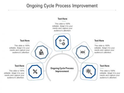 Ongoing cycle process improvement ppt powerpoint presentation icon brochure cpb