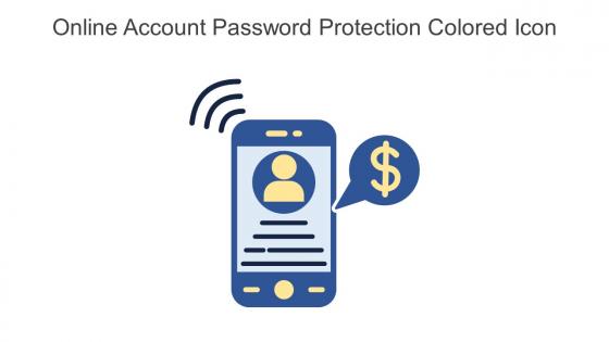 Online Account Password Protection Colored Icon In Powerpoint Pptx Png And Editable Eps Format