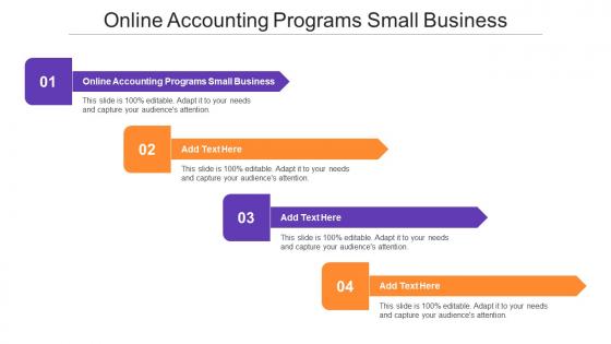 Online Accounting Programs Small Business Ppt Powerpoint Presentation Ideas Cpb