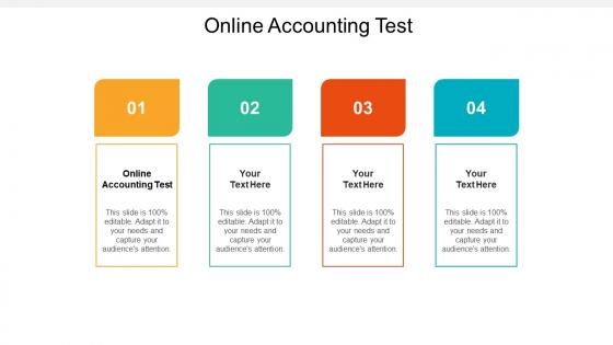 Online accounting test ppt powerpoint presentation layouts infographics cpb