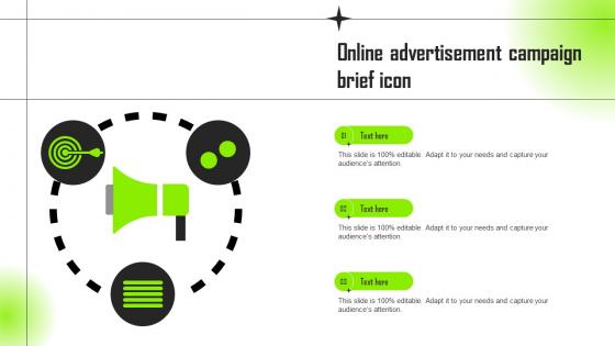 Online Advertisement Campaign Brief Icon