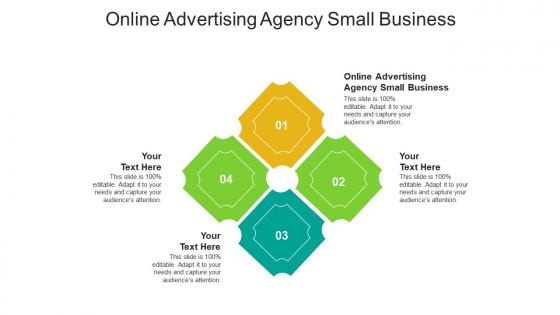 Online advertising agency small business ppt powerpoint presentation infographics ideas cpb