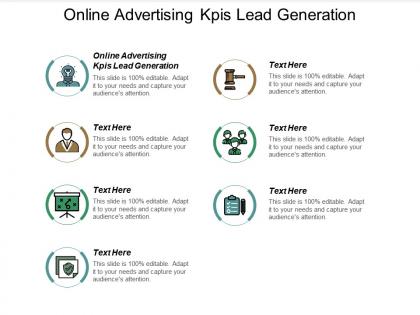 Online advertising kpis lead generation ppt powerpoint presentation outline example cpb